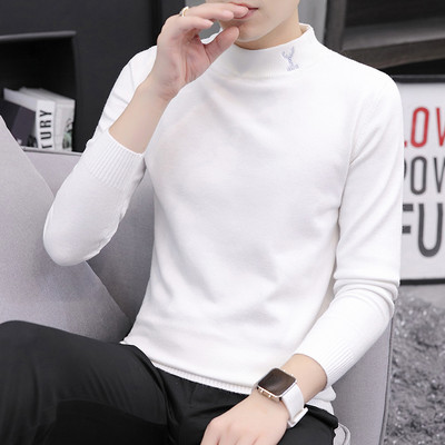 Ανδρικό casual πουλόβερ με κέντημα