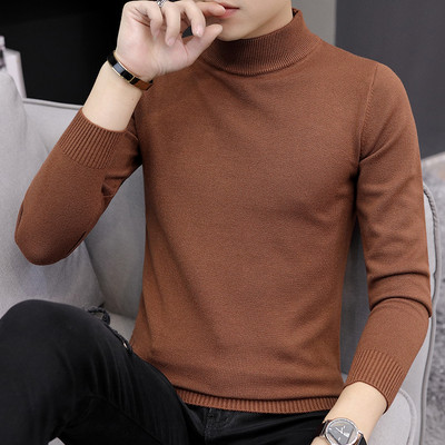 Ανδρικό πουλόβερ με - ψηλό γιακά