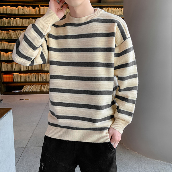 Vīriešu džemperis - svītrains