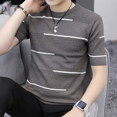 Jauna modeļa vīriešu džemperis ar izšuvumu un 3/4 piedurknēm