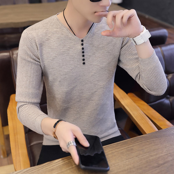 Vīriešu džemperis ar pogām