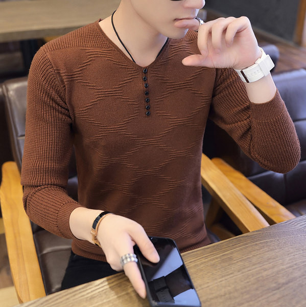 Vīriešu džemperis ar pogām