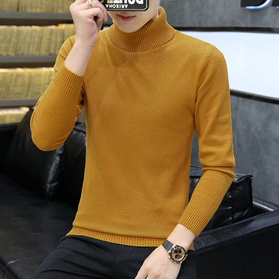 Ανδρικό πουλόβερ με ψηλό γιακά