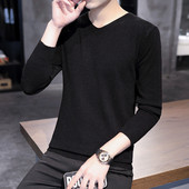 Ανδρικό πουλόβερ με λαιμόκοψη V