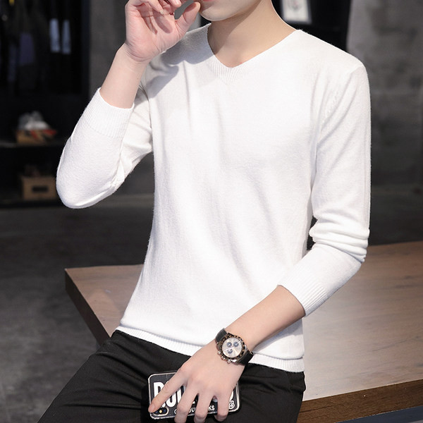 Ανδρικό πουλόβερ με λαιμόκοψη V