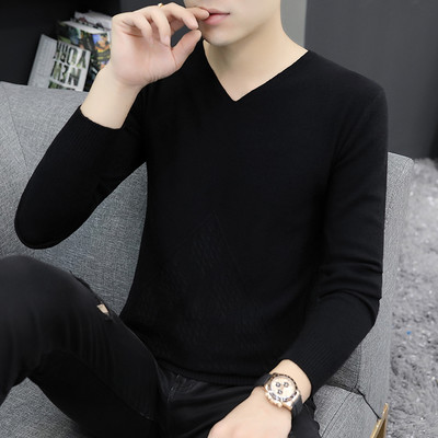 Μοντέρνο ανδρικό πουλόβερ με λαιμόκοψη σε πολλά μοντέλα