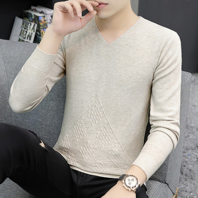 Μοντέρνο ανδρικό πουλόβερ με λαιμόκοψη σε πολλά μοντέλα