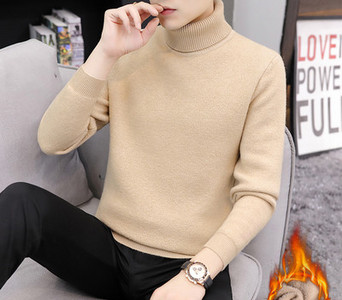 Ανδρικό χειμωνιάτικο πουλόβερ με φόδρα