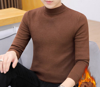 Ανδρικό χειμωνιάτικο πουλόβερ με φόδρα