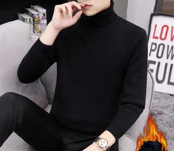 Ανδρικό χειμωνιάτικο πουλόβερ με φόδρα