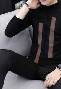 Rudens vīriešu blūze ar garām piedurknēm