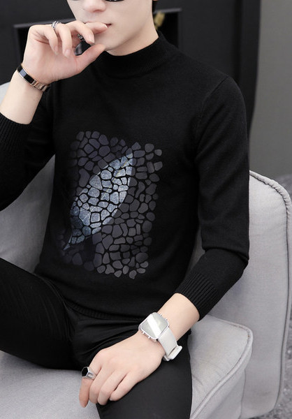 Rudens vīriešu blūze ar garām piedurknēm