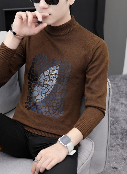 Rudens vīriešu blūze ar garām piedurknēm