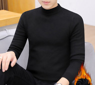 Vīriešu džemperis ar augstu apkakli