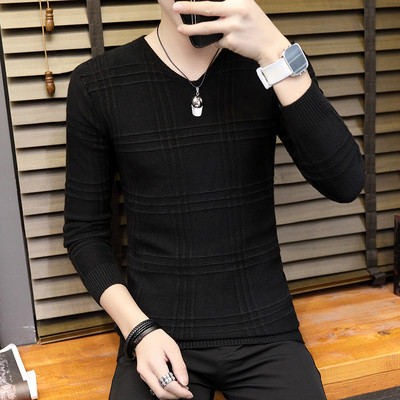 Ανδρικό φθινοπωρινό - πουλόβερ με μυτερή λαιμόκοψη