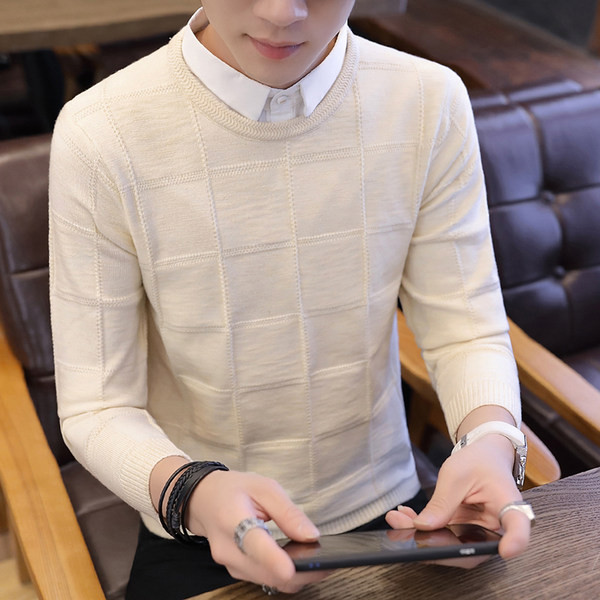 Ikdienas vīriešu džemperis trīs krāsās