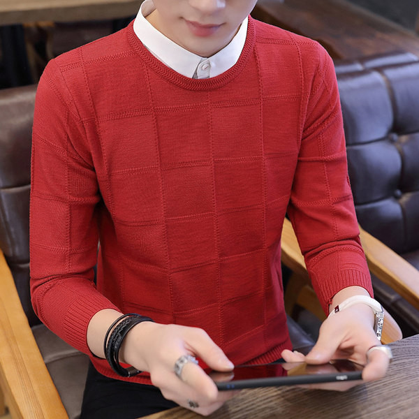 Ikdienas vīriešu džemperis trīs krāsās