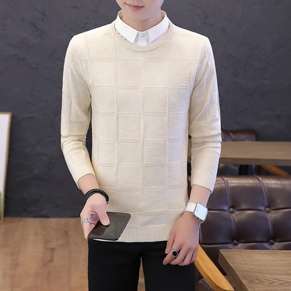 Ikdienas vīriešu džemperis trīs krāsās