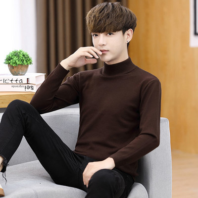 Vīriešu ikdienas džemperis ar polo apkakli