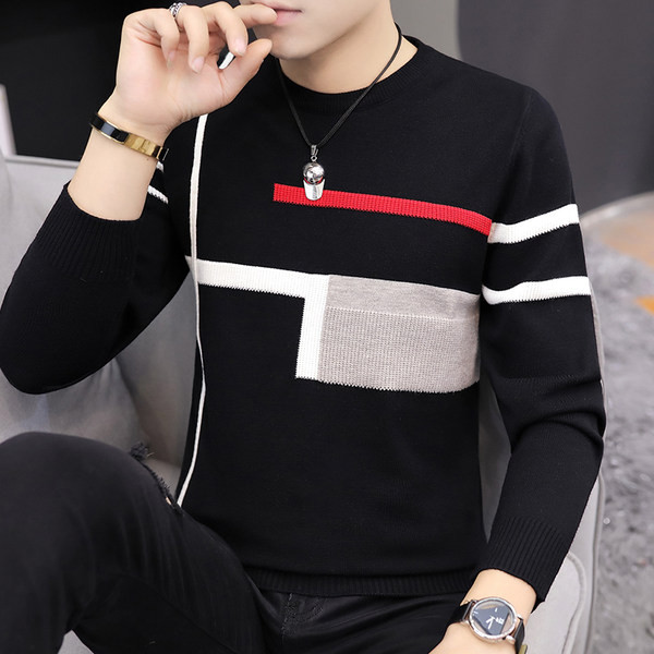 Vīriešu džemperis ar garām piedurknēm