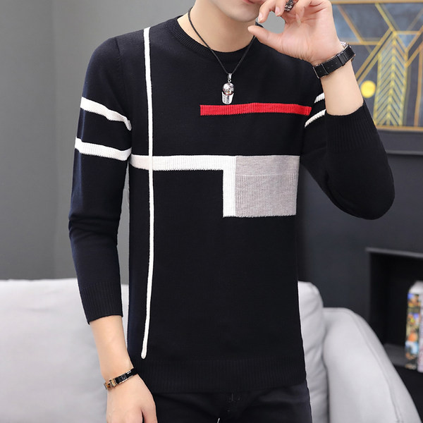 Vīriešu džemperis ar garām piedurknēm