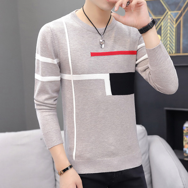 Vīriešu džemperis ar garām piedurknēm