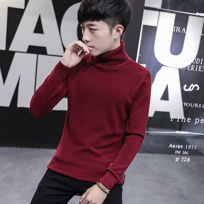 Ανδρικό πουλόβερ με λαιμόκοψη polo