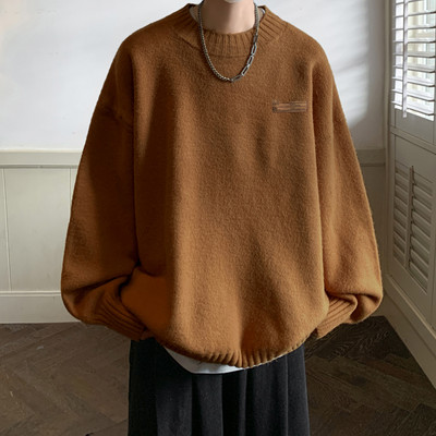 Ανδρικό φαρδύ πουλόβερ casual μοντέλο