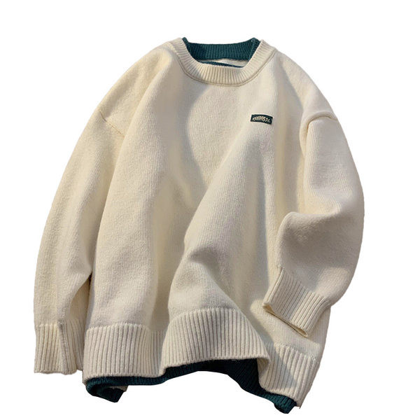 Ανδρικό πουλόβερ - φαρδύ μοντέλο