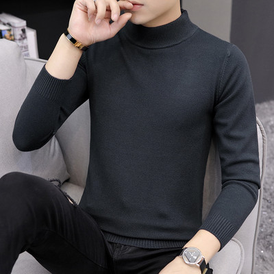 Pieguļošs polo kakla džemperis vīriešiem - daudzās krāsās