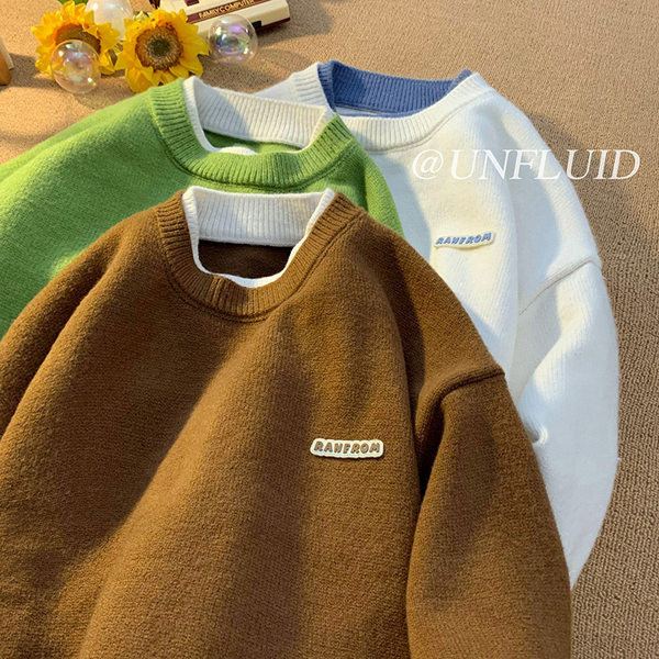 Muški pulover - široki model s printom