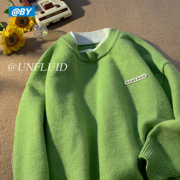 Muški pulover - široki model s printom