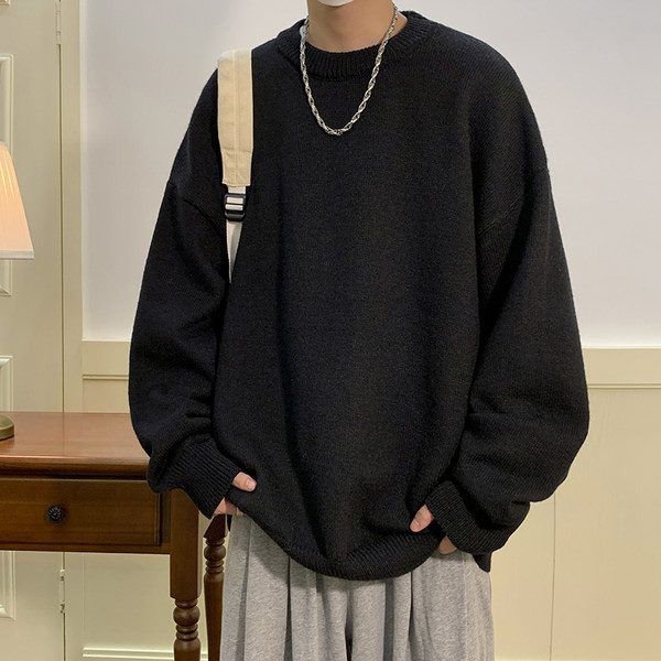 Ανδρικό πουλόβερ Casual - Φαρδύ σχέδιο