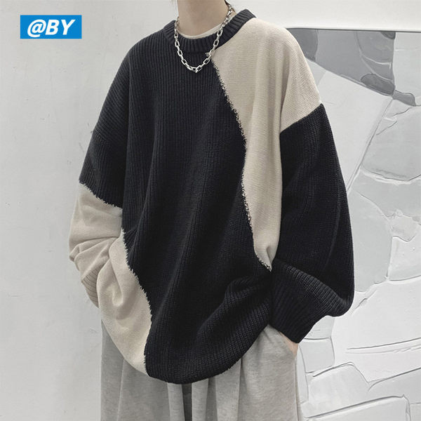 Casual ανδρικό πουλόβερ φαρδύ σχέδιο