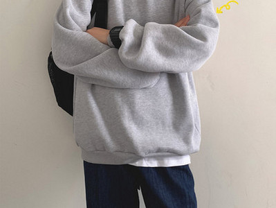 Brīva vīriešu blūze ar garām piedurknēm