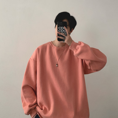 Brīva vīriešu blūze ar garām piedurknēm