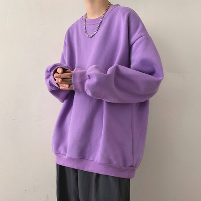 Brīva vīriešu blūze ar garām piedurknēm