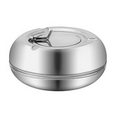 Scrumieră din oțel inoxidabil, simplă, modernă, în aer liber, tavă de țigări pentru terasa, masă, birou, acasă, dormitor, curte, cadouri