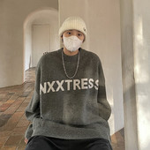 Retro model muškog džempera sa natpisom