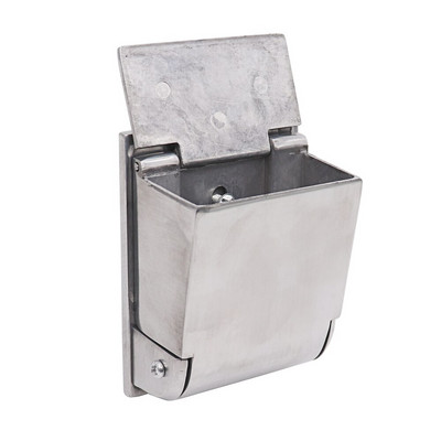 Pie sienas stiprināms pelnutrauks 95*70mm alumīnija sakausējuma pelnu trauka kronšteins radošai personībai āra smēķēšanas publiskajā vietā