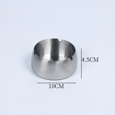 Sutirštinto nerūdijančio plieno metalo peleninė atspari vėjui ir nuo kritimo