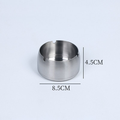 Sutirštinto nerūdijančio plieno metalo peleninė atspari vėjui ir nuo kritimo