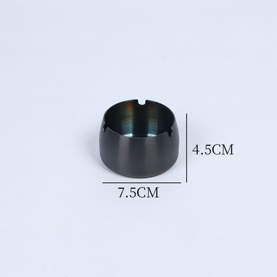 Sutirštinto nerūdijančio plieno metalo peleninė atspari vėjui ir nuo kritimo