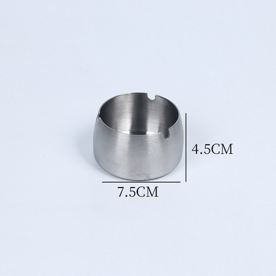 Sutirštinto nerūdijančio plieno metalo peleninė atspari vėjui ir nuo kritimo