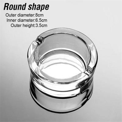 Kristallklaasist tuhatoos kaasaskantav majapidamissigarihoidja tuhatoos Loominguline kontorilaud Elutoa kaunistus Suitsetamistarvikud