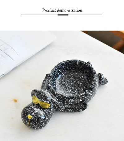 Kūrybinga peleninė nuo skraidančių pelenų buitinė didelės talpos miela animacinių filmų šunų dervos peleninė namų puošmena dovana vaikinui