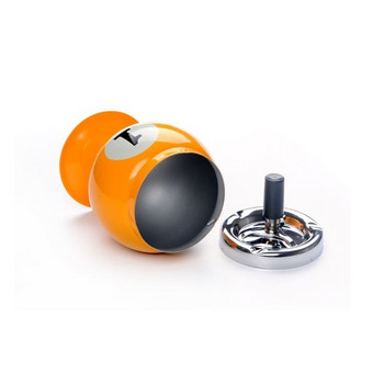 Дизайн на билярдна топка за билярд Пепелник Creative Blcak Преносим метален пепелник за къща с басейн Висококачествени аксесоари за билярд