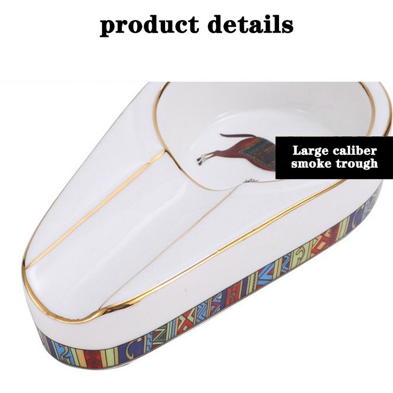 Cigāru sīkrīki Mājas cigāru pelnu trauks Pārnēsājami keramikas cigāri Pelnu trauks Tabakas Cigarešu pelnu trauku turētājs