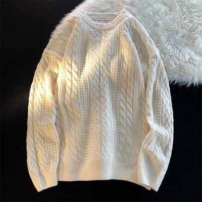 Ανδρικό casual πουλόβερ με στάμπα