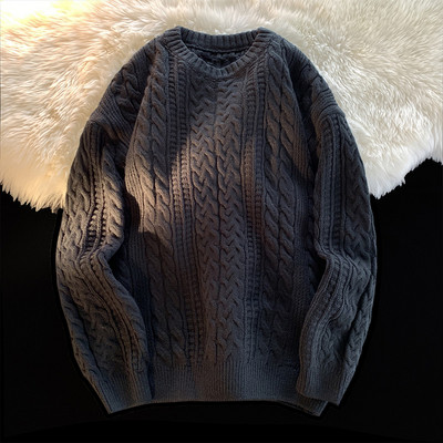 Ανδρικό casual πουλόβερ με στάμπα